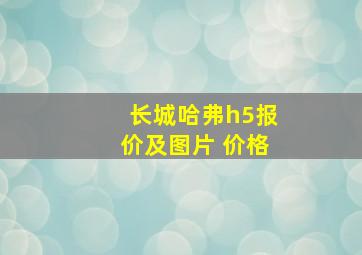 长城哈弗h5报价及图片 价格